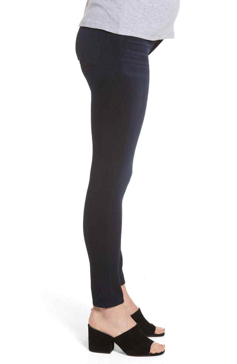 DL1961 Womens 26 Emma Power Legging Maternity Jeans Dark Wash Rinse