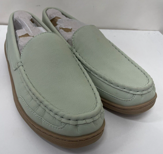 MySlippers Womens 10 All Season Moccasin Slippers Shoes Shoes Mint Green Pillow