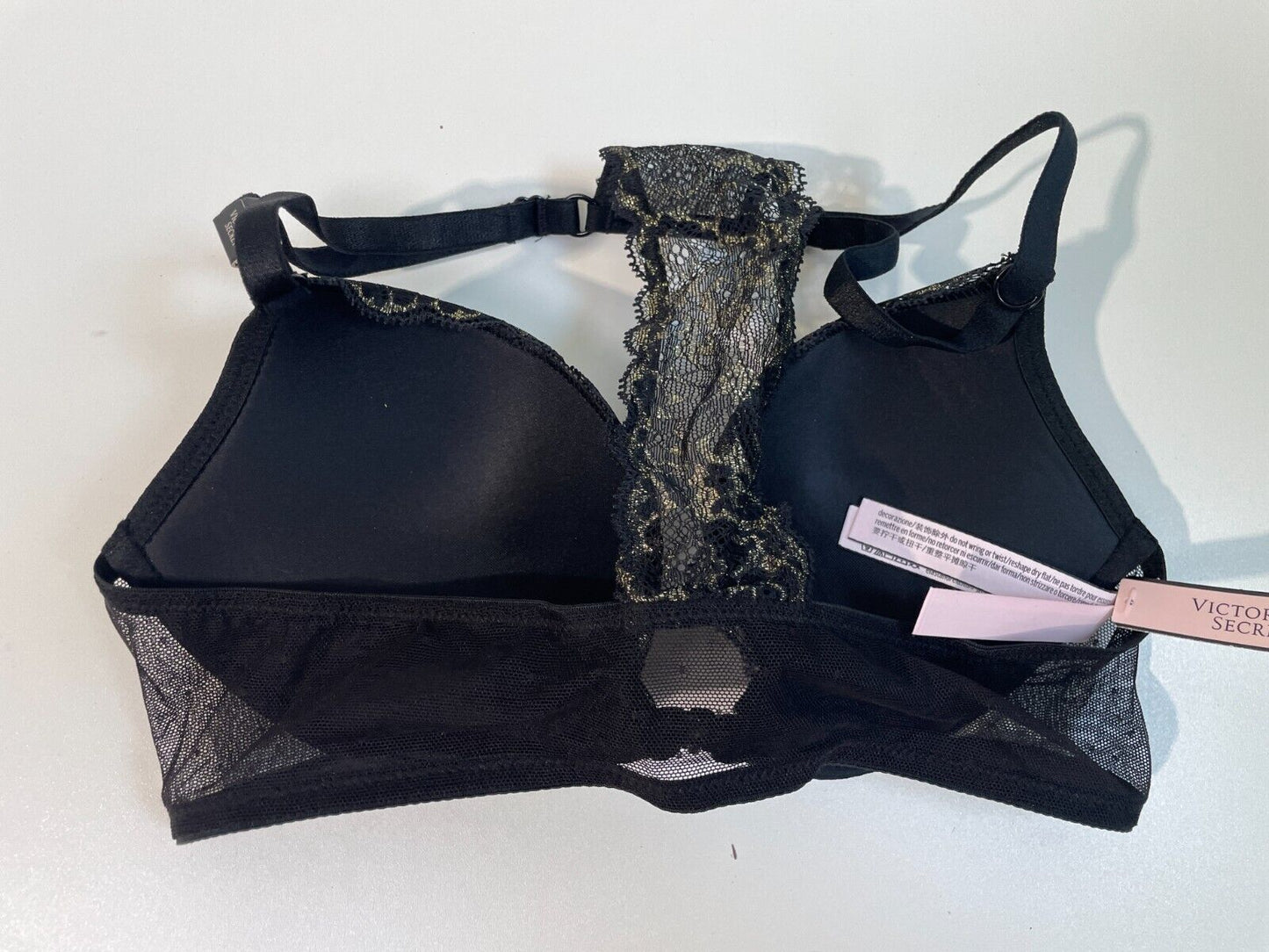 Victorias Secret Womens 34B Lightly Lined Full-Coverage Lace Racerback Bra 11207