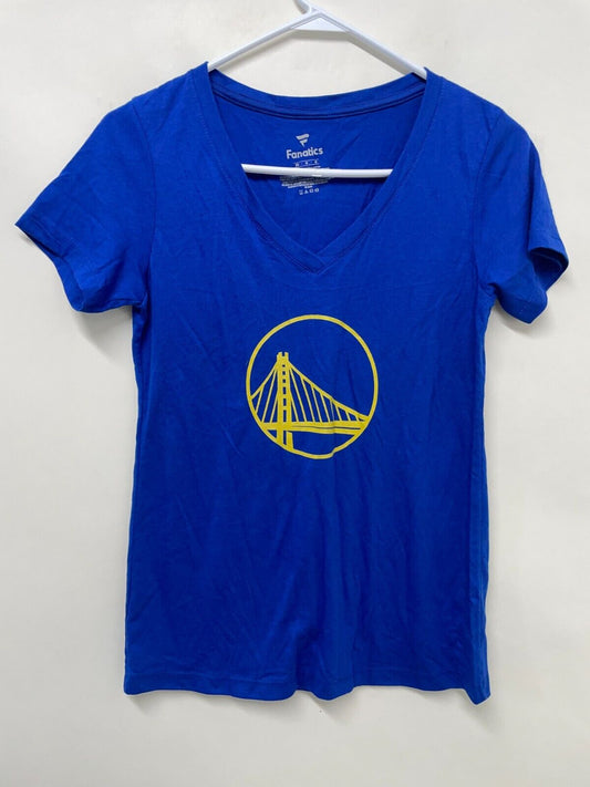 Fanatics Womens M Steph Curry Golden State Warriors #30 V-Neck T-Shirt Blue
