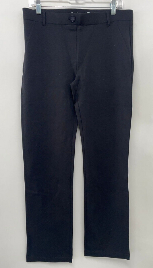 Betabrand Womens L Black Classic Dress Pant Yoga Pants W1550 Straight Business