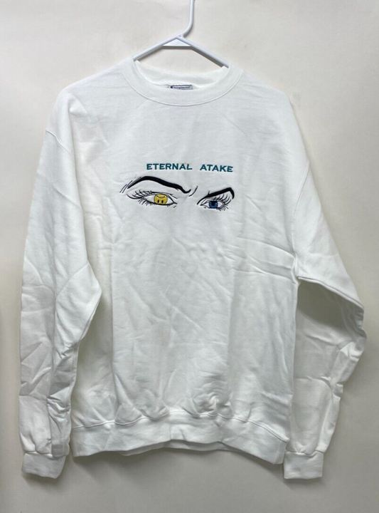 Champion x Lil Uzi Vert Adult L LUV Eternal Atake Crew Sweatshirt White Rap Men