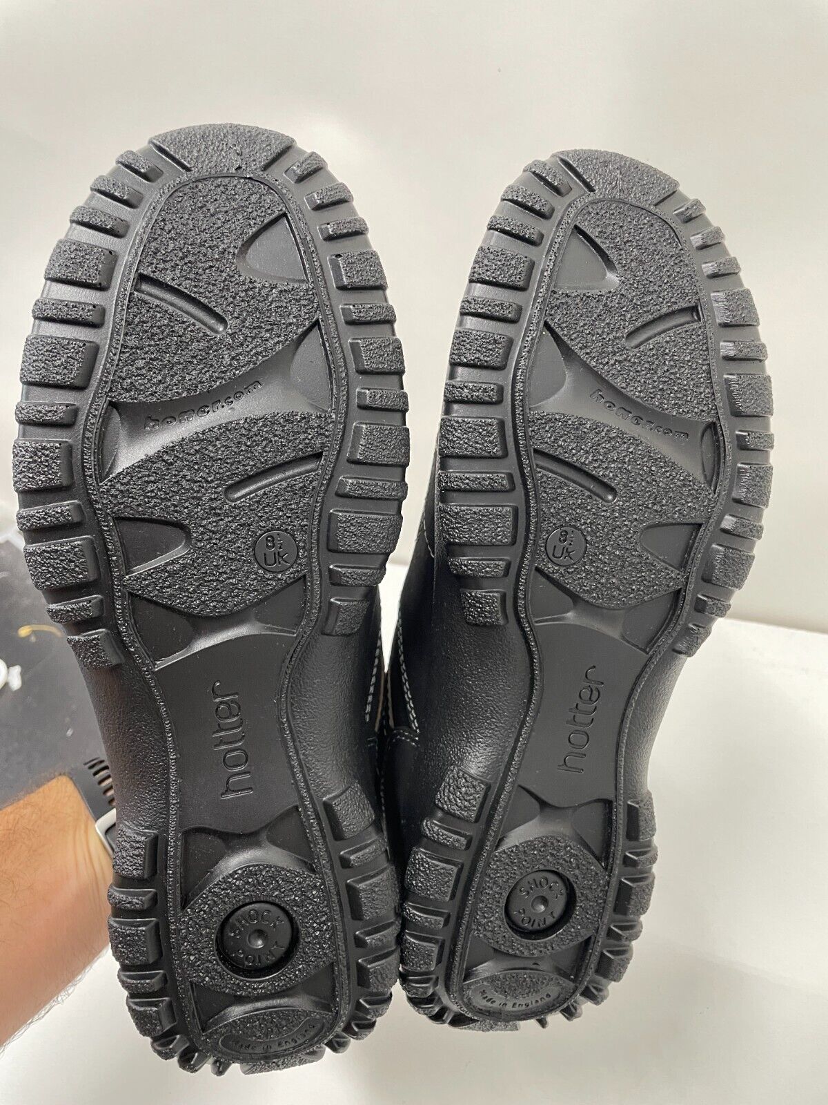Hotter Mens 9.5 Thor GTX II Walking Shoes Black Gore-Tex Active Comfort Sneakers