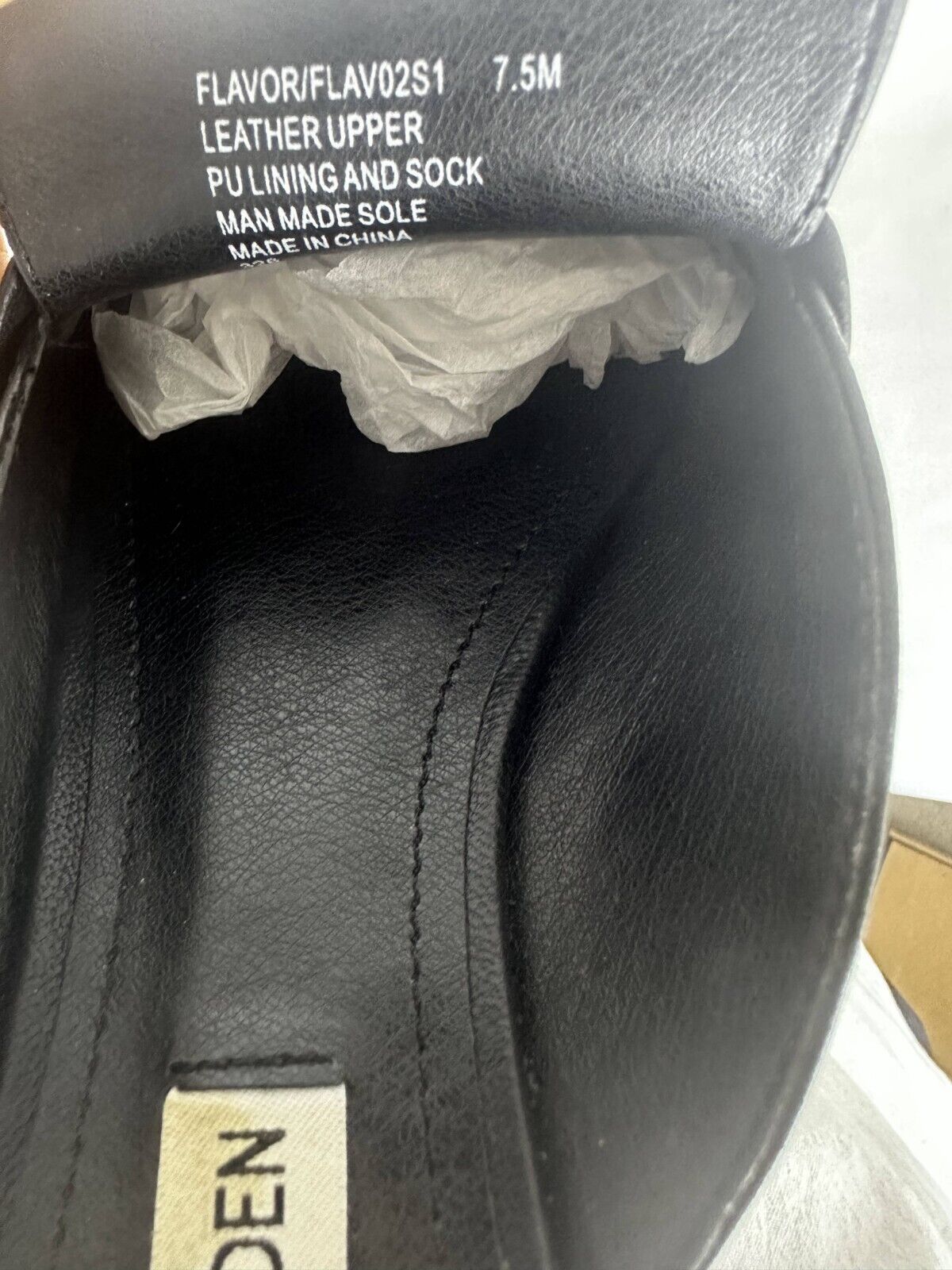 Steve Madden Womens 7.5 Flavor Mules Black Pointed Toe Slip On Leather 6602671