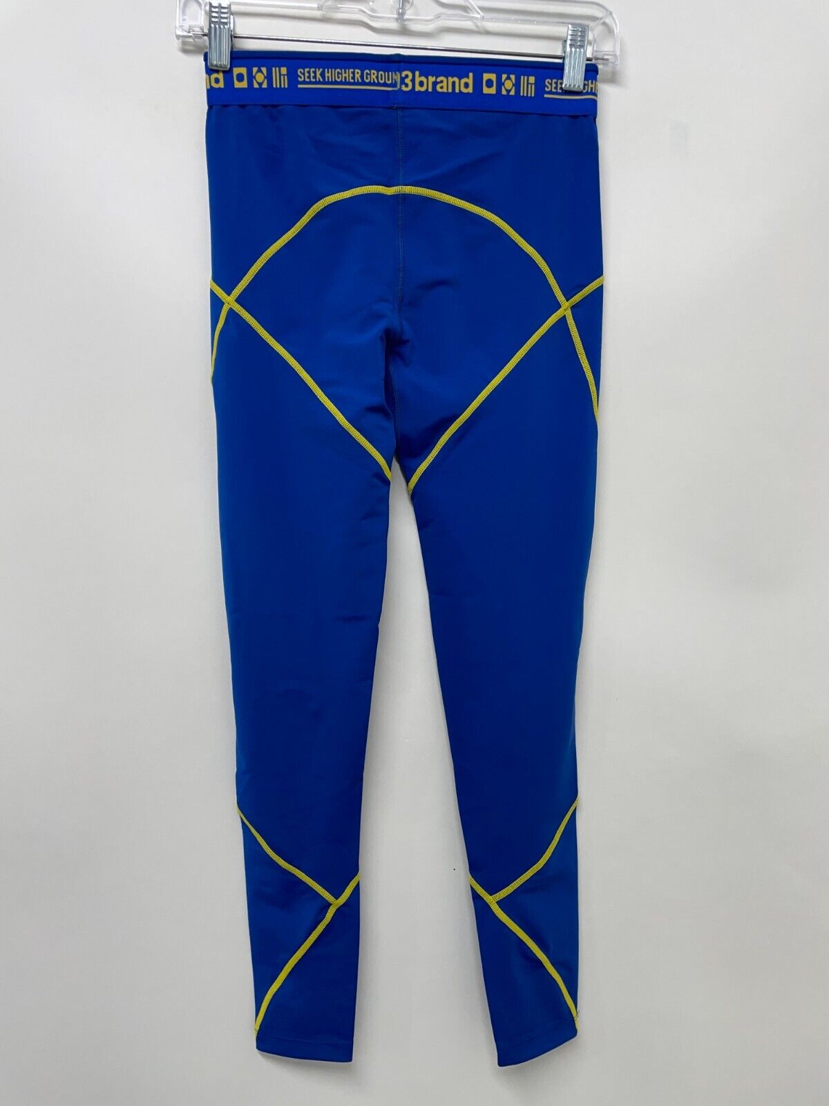 93 Brand Unisex M Standard Issue Spats Grappling Tights Royal Gold Men Women