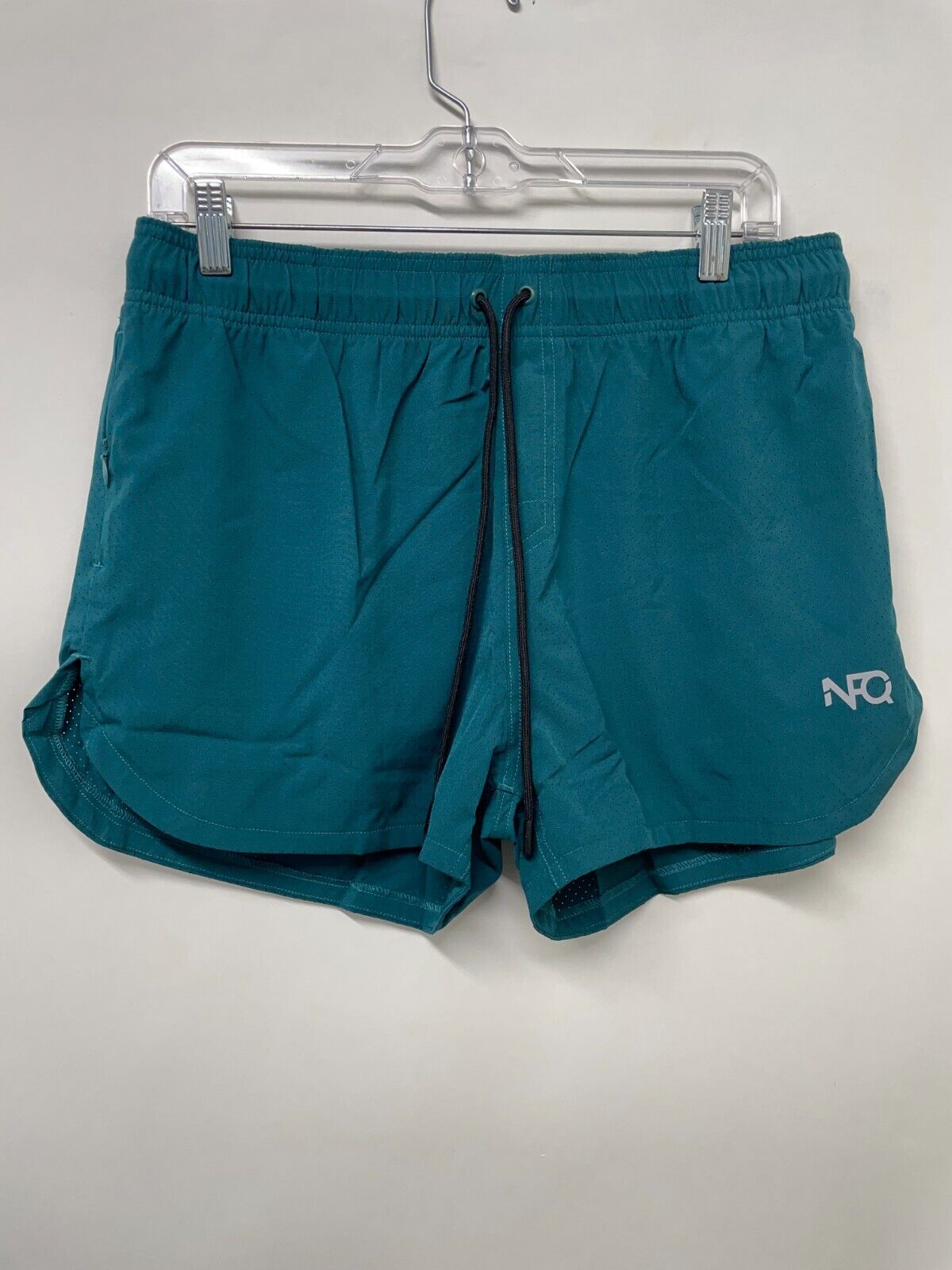 NFQ Women's XL Training Shorts Teal Blue 3" Inseam Drawstring Active Gym NWT