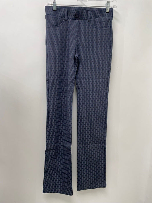 Betabrand Womens XS 7-Pocket Straight-Leg Dress Yoga Pants Limestone Gray