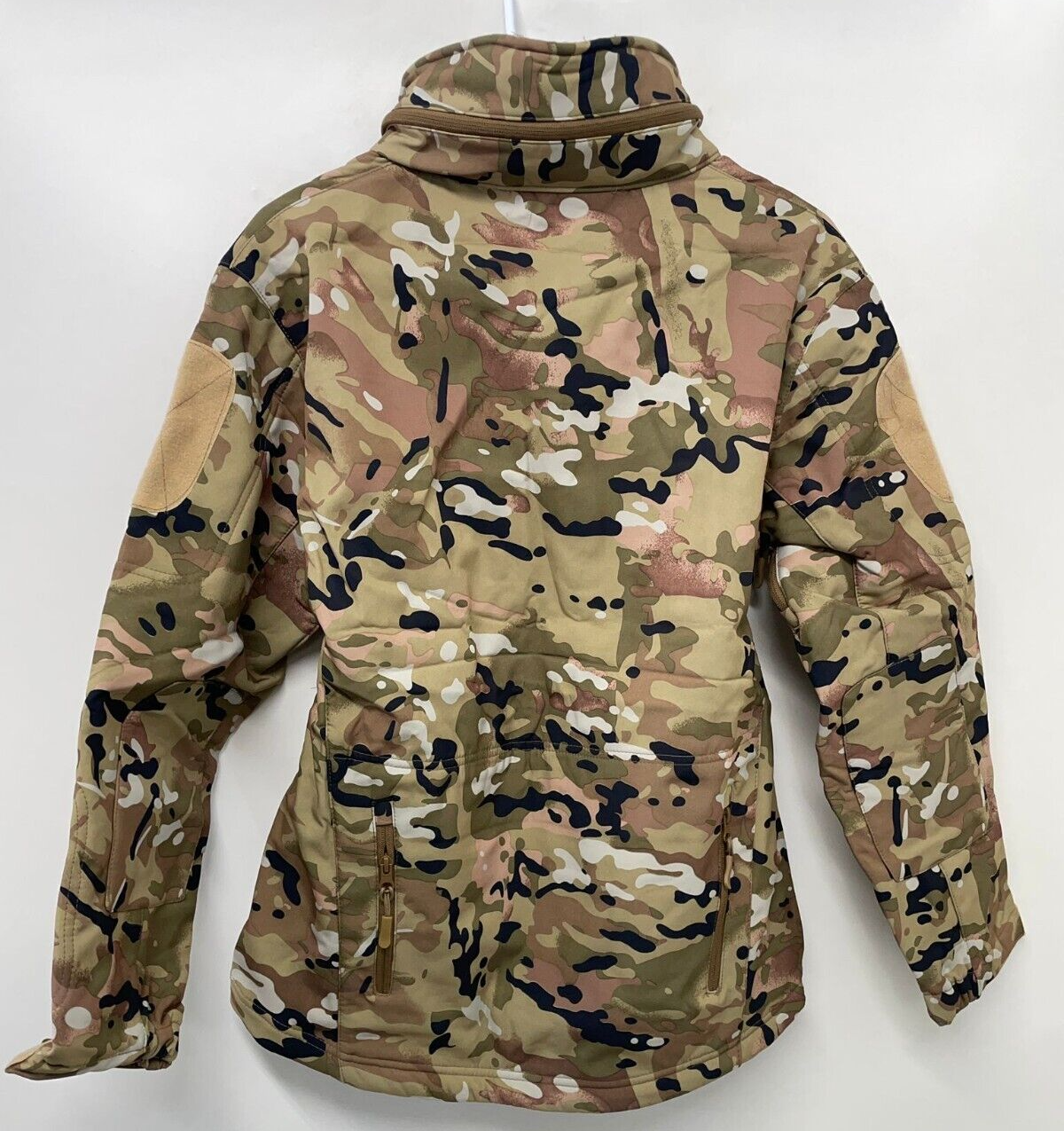 Mens Shark Skin Soft Shell Military Tactical Zip Jacket Fleece Lined Camo Hunt