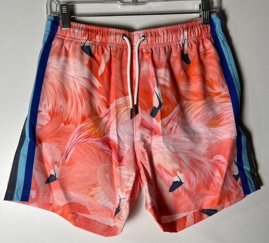 Mavrans Men's M Flamingo Swim Shorts Pink  Mesh Liner Trunk Boardshorts MSM002FL