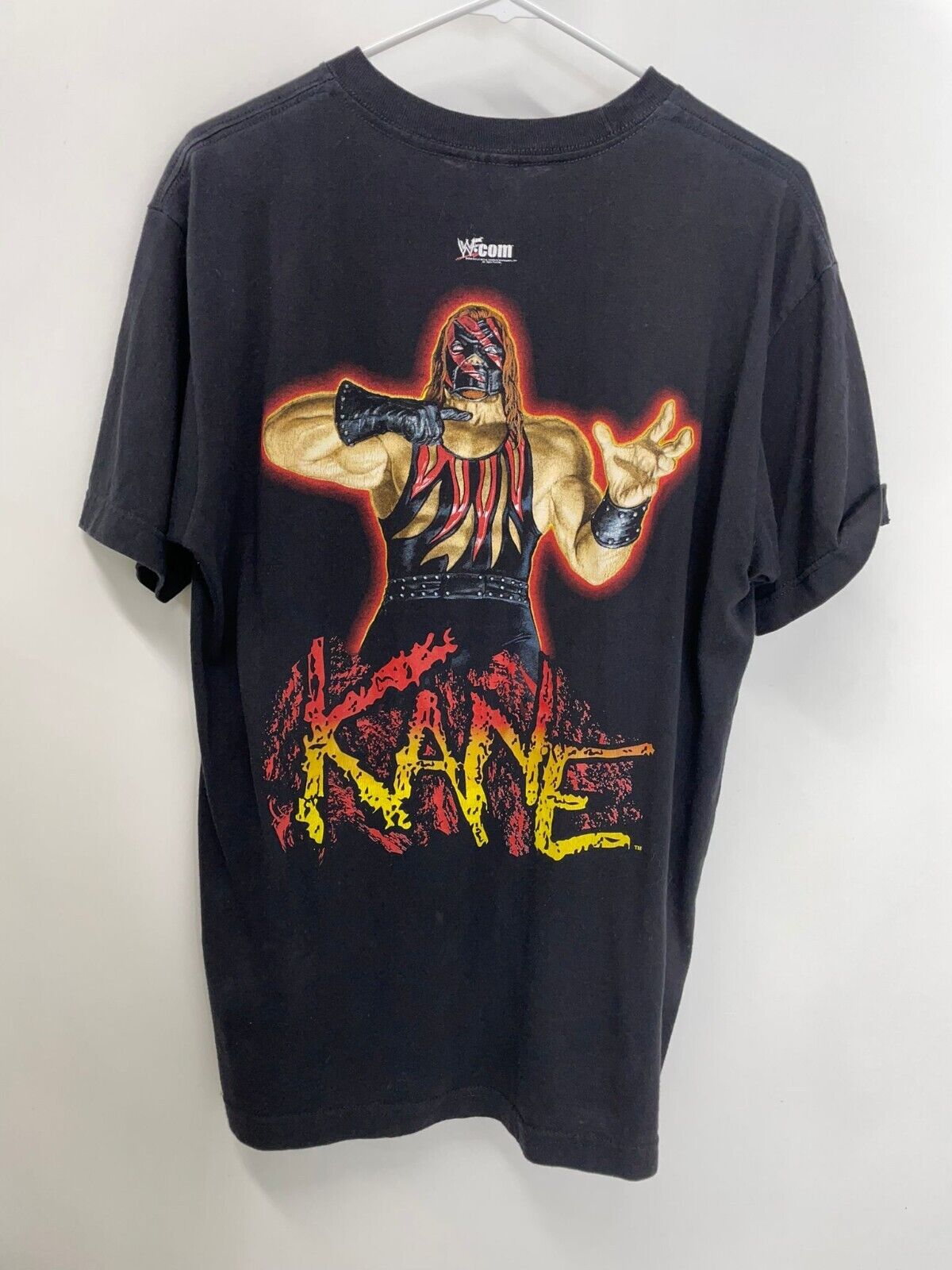 Kane Mens M Black WWF Vintage T Shirt Monster You ve Never Met Kane Undertaker