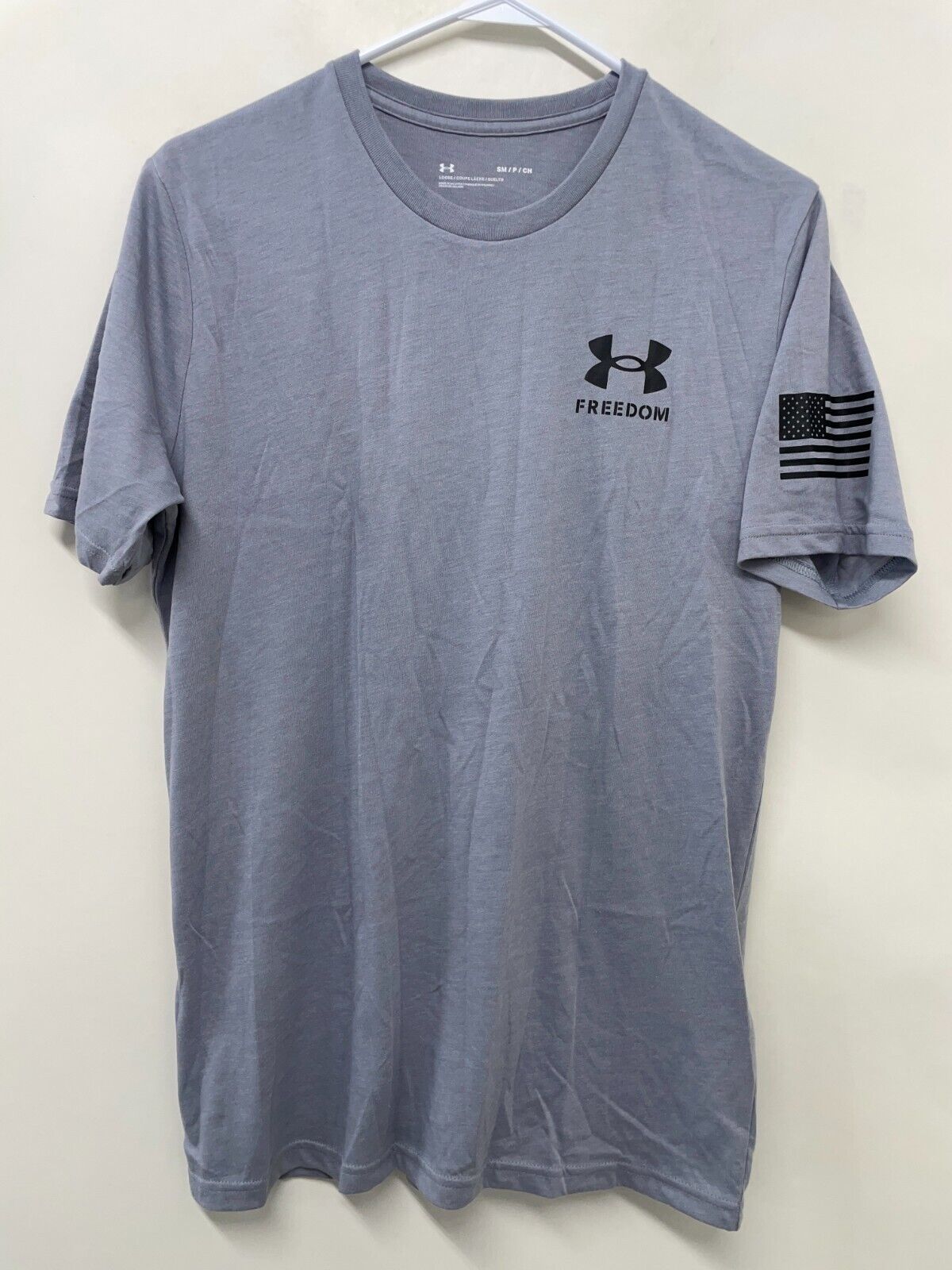 Under Armour Mens S New Freedom Flag T-Shirt Short Sleeve Graphic Tee 1370810