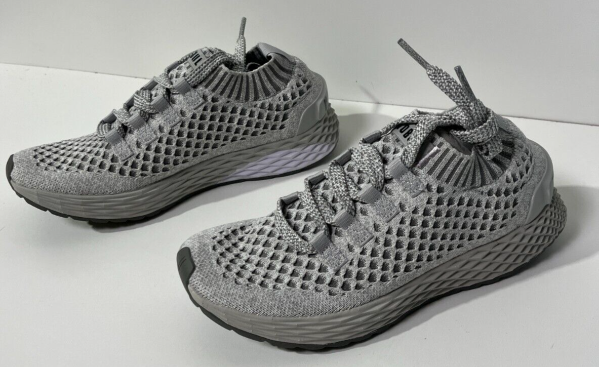 NoBull Size M6/W7.5 Allday Diamond Knit Running Shoes Dark Gray DKRLTGRY6