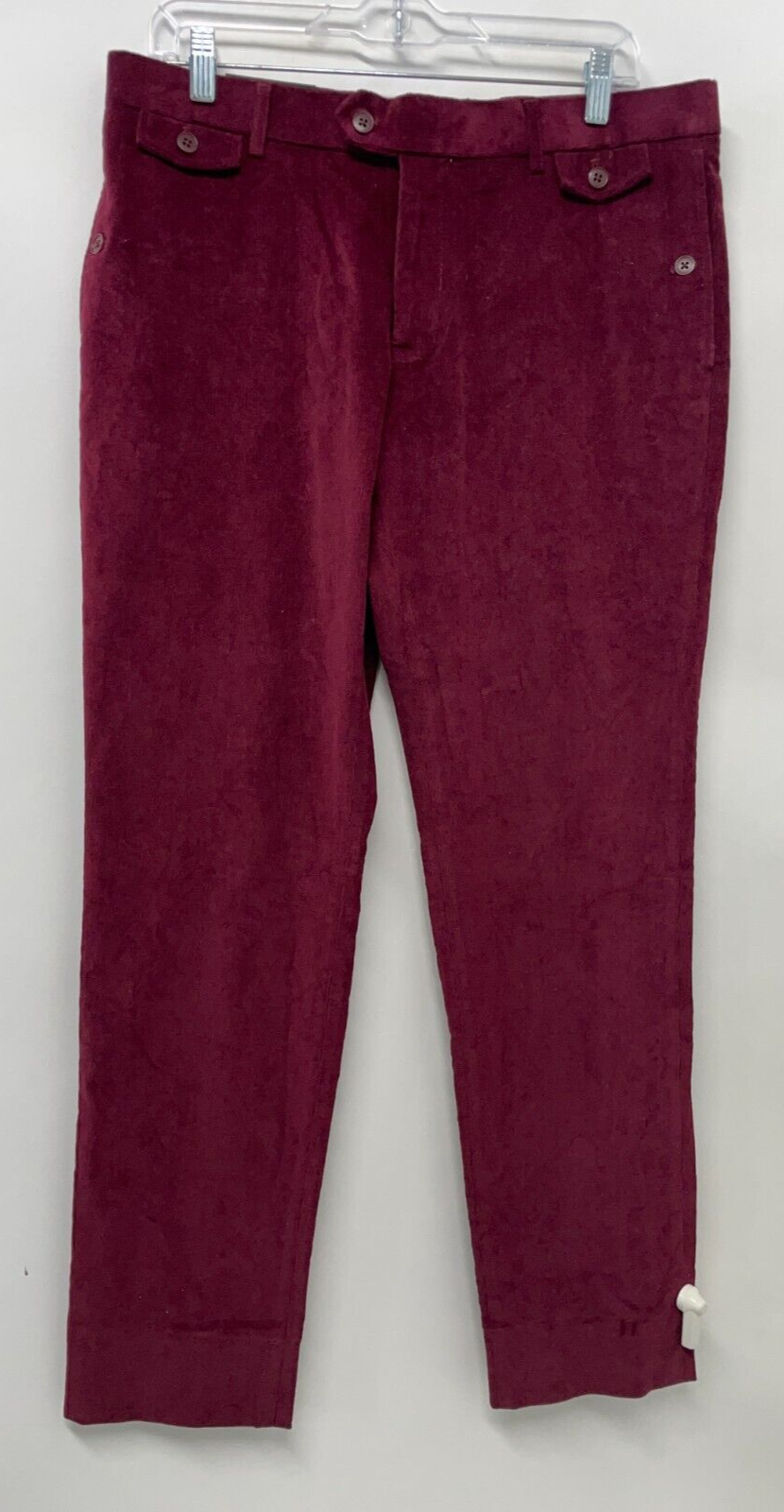Joe’s Jeans Men's 34 Tailored Collection Corduroy Pants Burgundy J260 Slim NWT