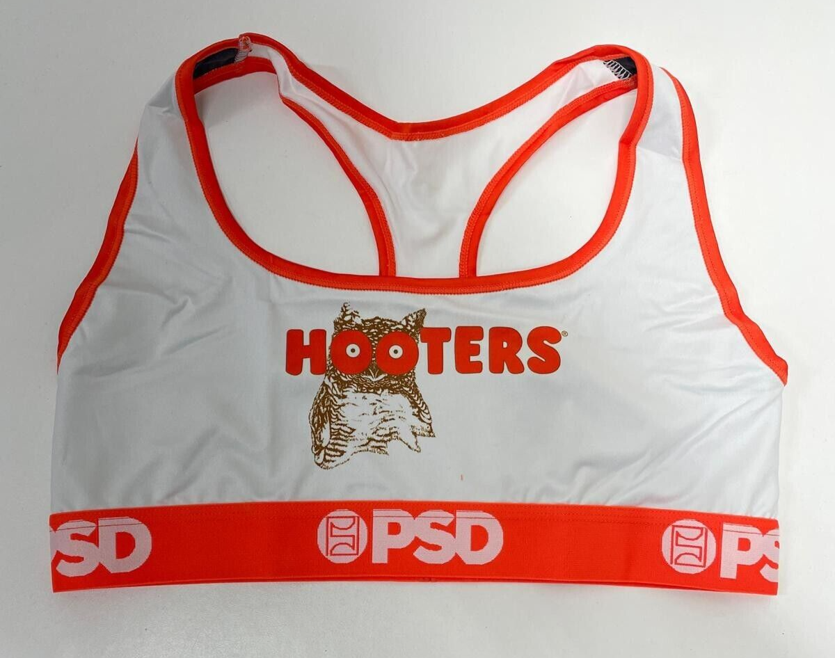 PSD Womens L Hooters Uniform Sports Bra 1214T1042 Underwear Retro Ling – B  Squared Liquidation