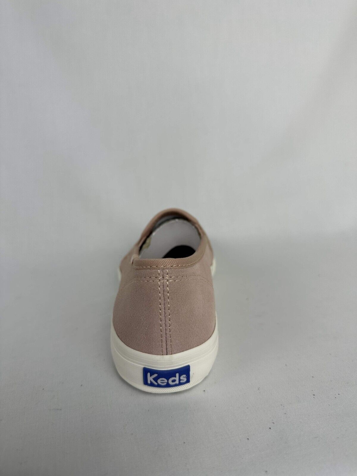 Keds Women 8.5 Double Decker Perf Suede Sneakers Pink Mauve Slip On Shoe WH61753