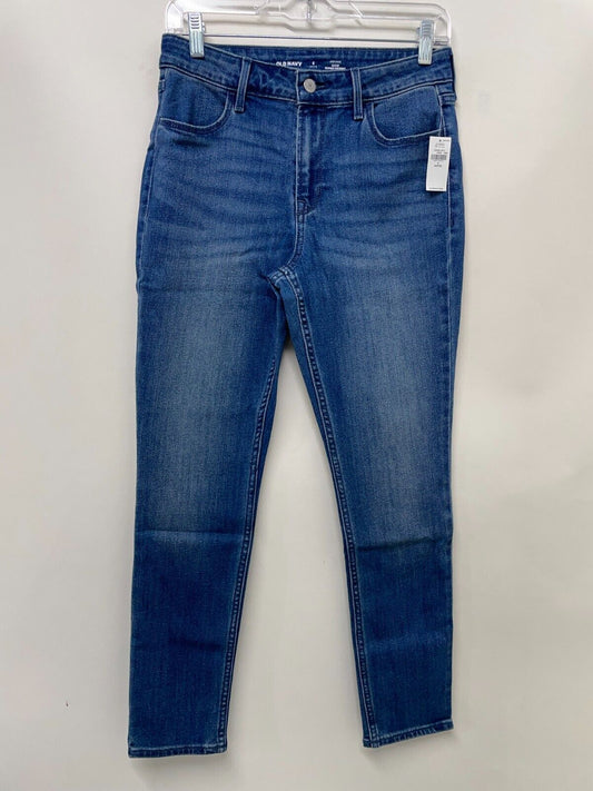 Old Navy Womens 6 Petite High-Waisted Wow Super Skinny Jeans Medium Wash 734884