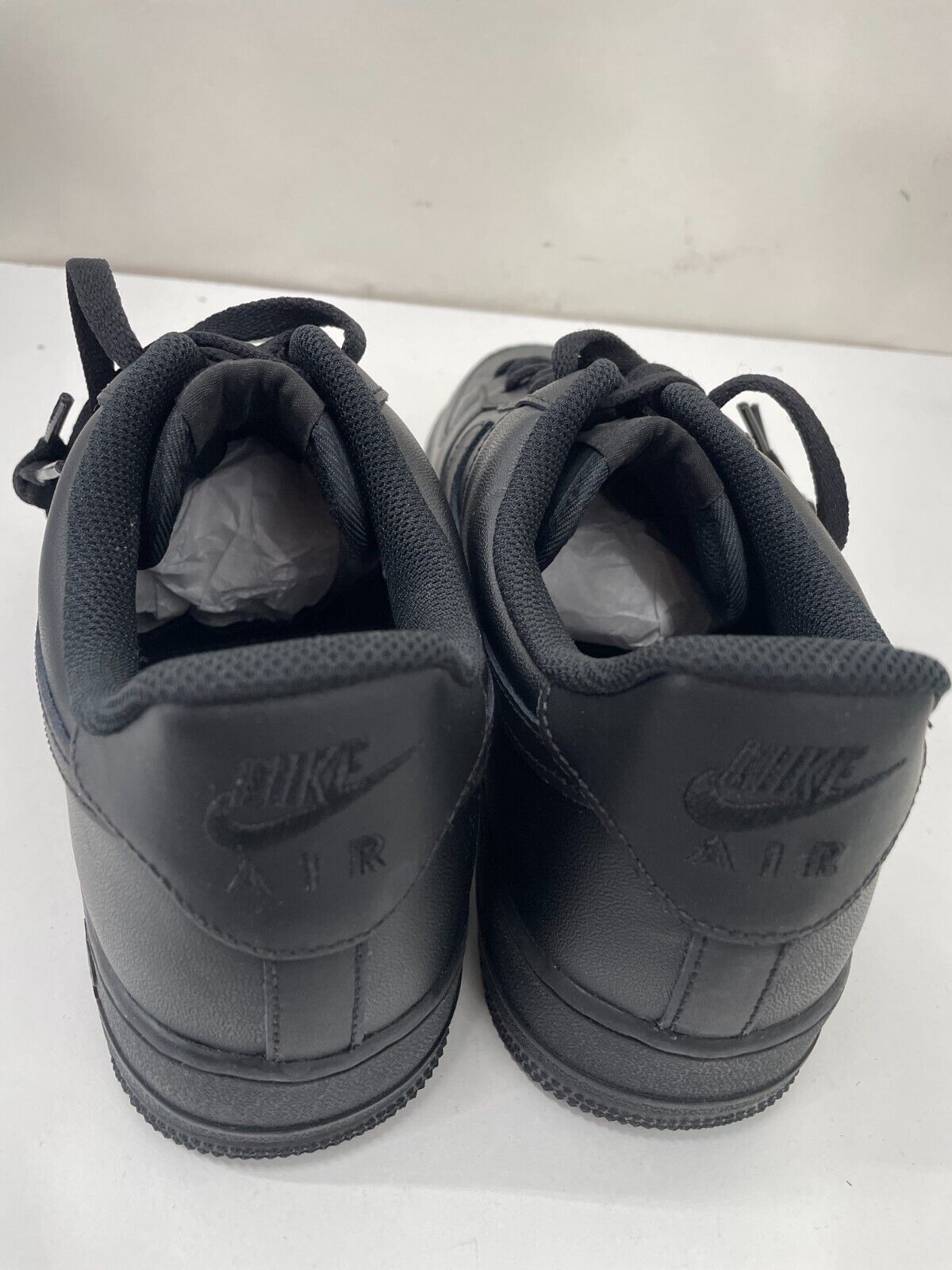 Nike Air Force 1 Mens 11 Supreme 07 Low Top Sneakers Triple Black 315100-001
