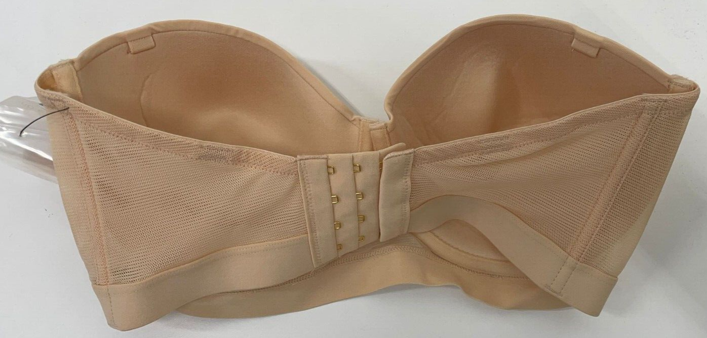 Lively Womens 34DDD 32214 The Smooth Lined Strapless Bra Toasted Almond Nude