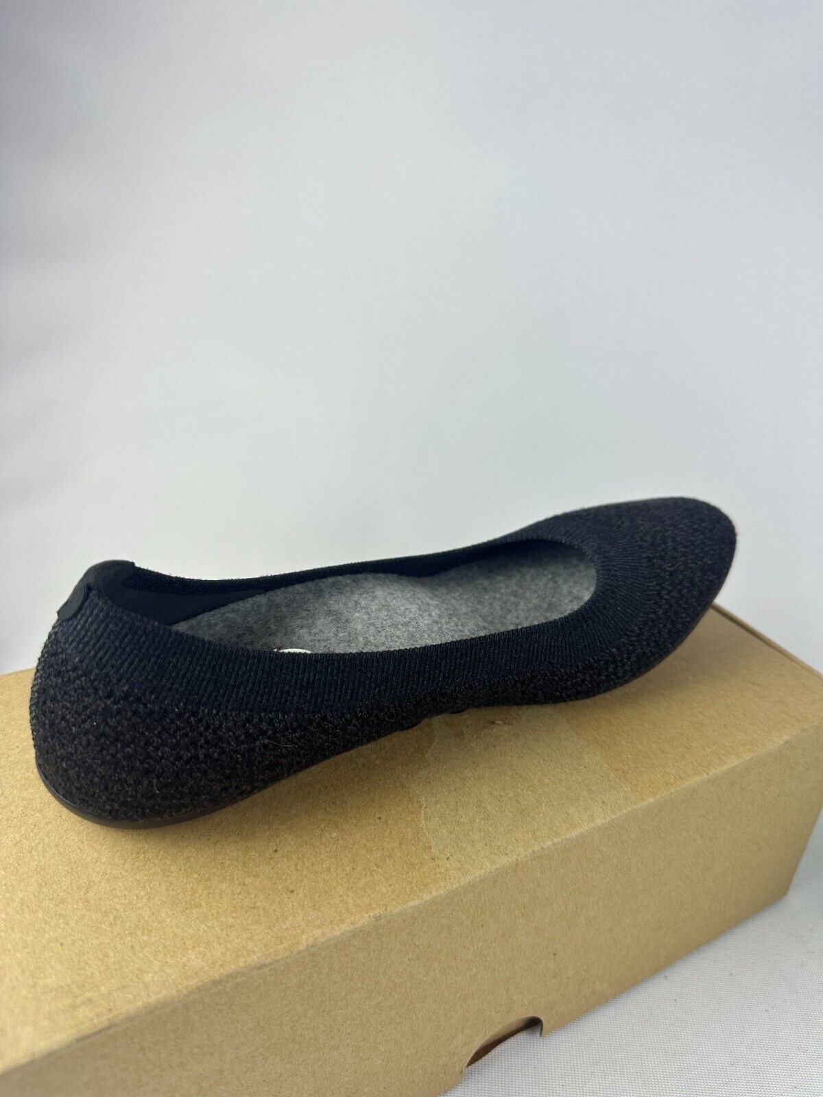 Allbirds Womens 6 Tree Breezers Heathered Black Ballet Flat Shoes TB1WHBK060