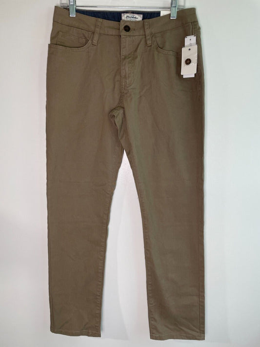 Flag & Anthem Mens 32/32 Wallburg 5-Pocket Oakland Slim Fit Khaki Pants