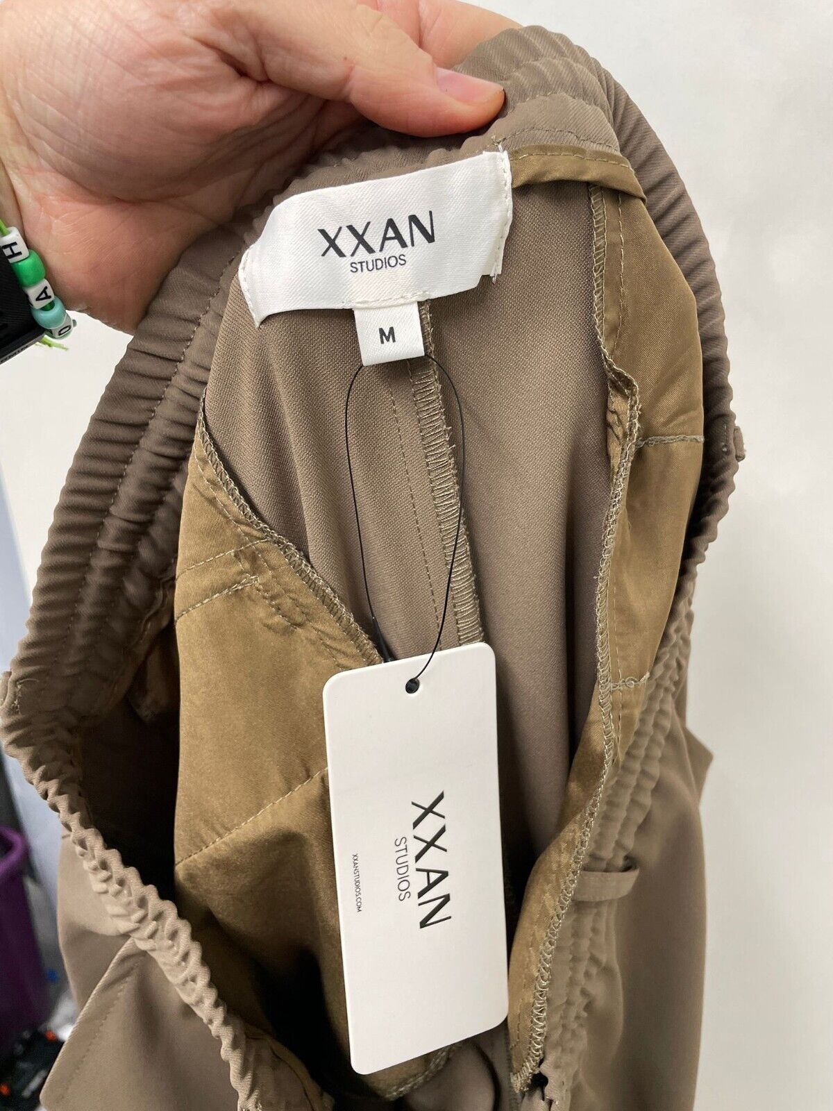 XXAN Studios Mens M Tokyo A:M Cargo 2.0 Pants Brown Asian Streetwear Pockets