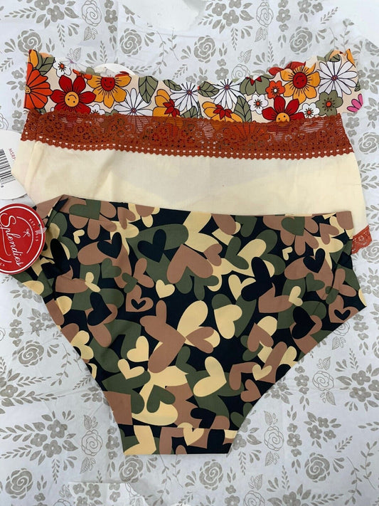 Splendies Womens Lot of 3 Cozy Season Seamless Panty Underwear Pack Octavia SV