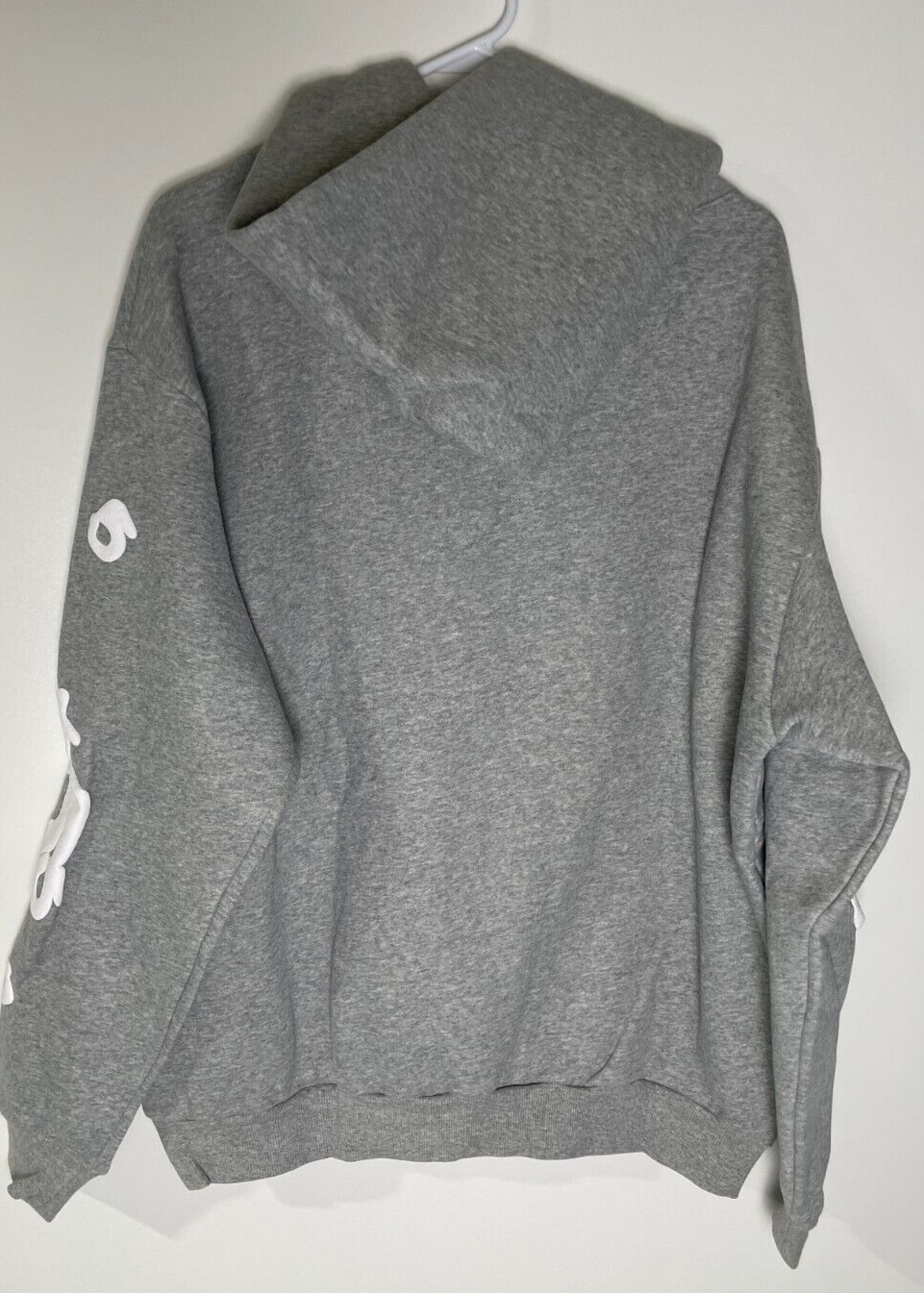 Sp5der Adult L Beluga Big Star Hoodie Heather Grey Pullover Streetwear Mens