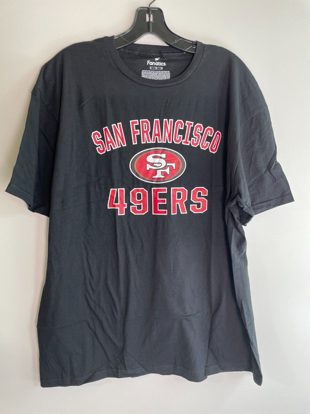 San Francisco 49ers Fanatics Mens XL NFL Victory Arch T-Shirt Black