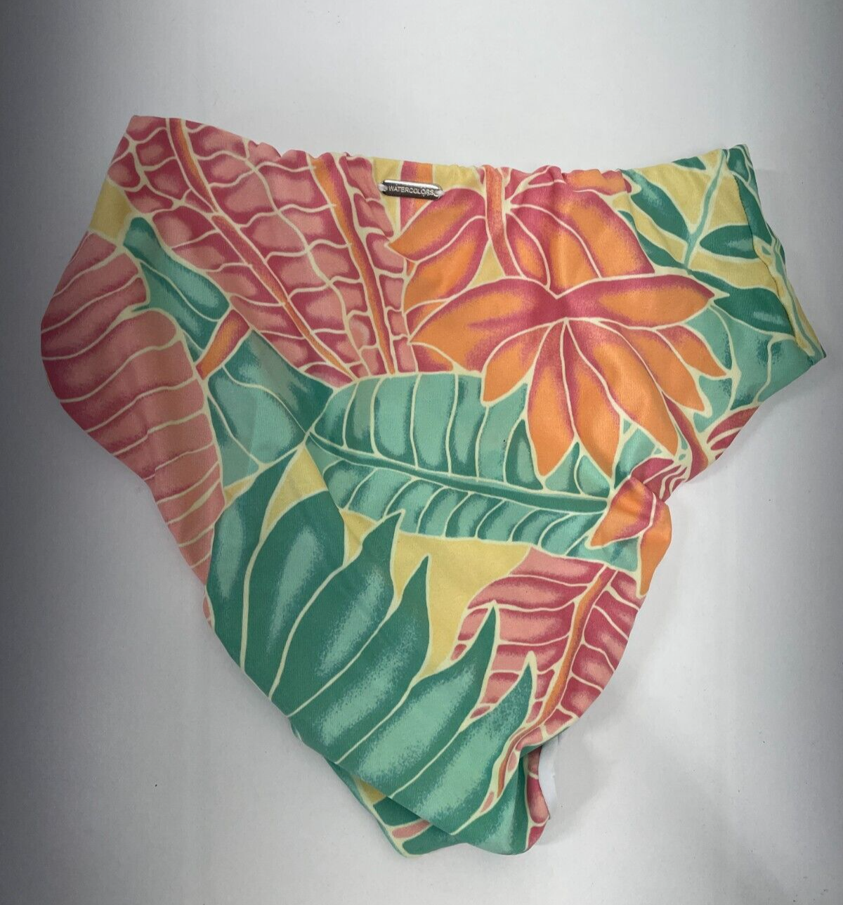 Kenny Flowers Womens M High Waisted Bottom The Tortola Tropical Swim Bikini