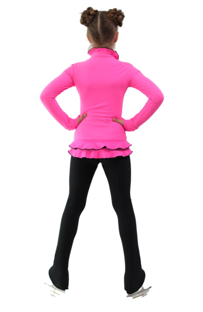IceDress Kids Girls XS Figure Skating Outfit Thermal Minx Hot Pink Bla – B  Squared Liquidation