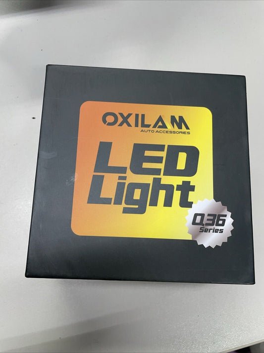 OXILAM H13/9008 LED Light Bulbs 60W 20000LM 6500K Cool White Pair 600% Brighter