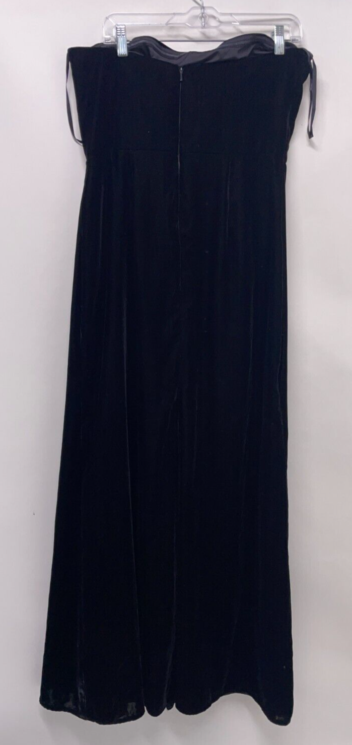 Dessy Collection Womens 12 Velvet Strapless Evening Gown Dress Velour 2998N