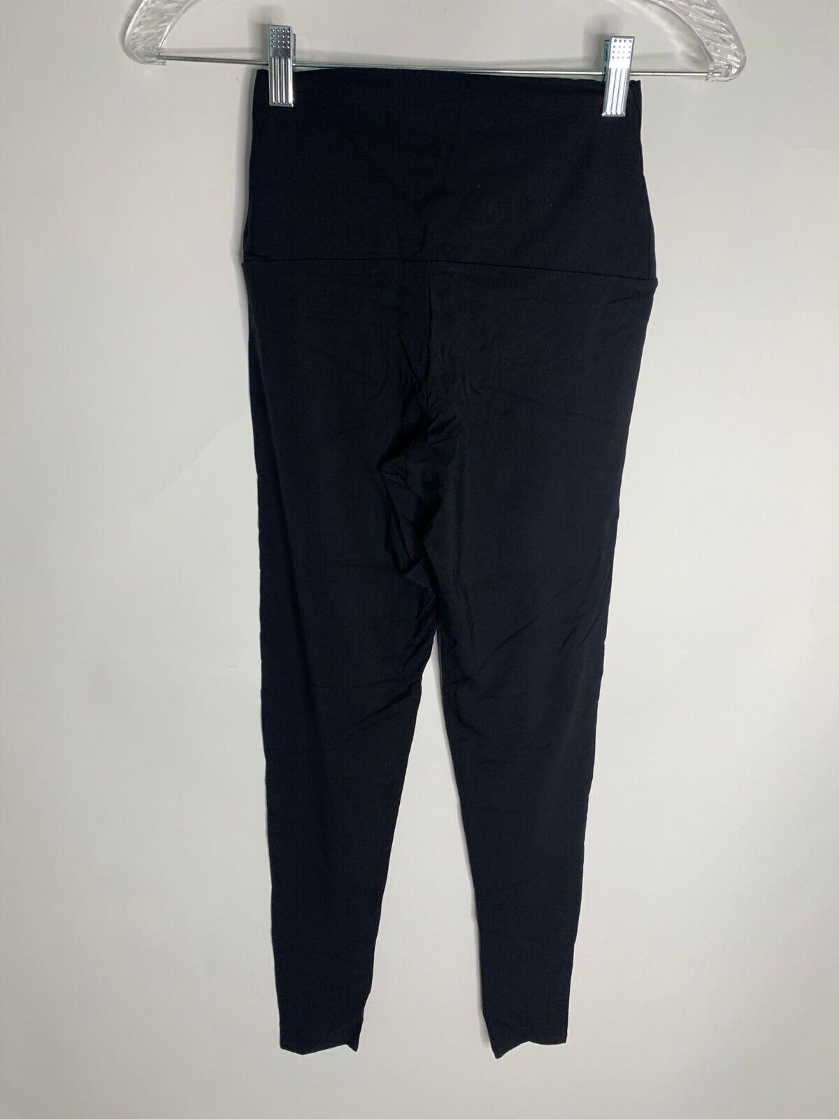 Les Lunes Womens XS/S Black The High Waisted Legging Yoga Pant The Luna