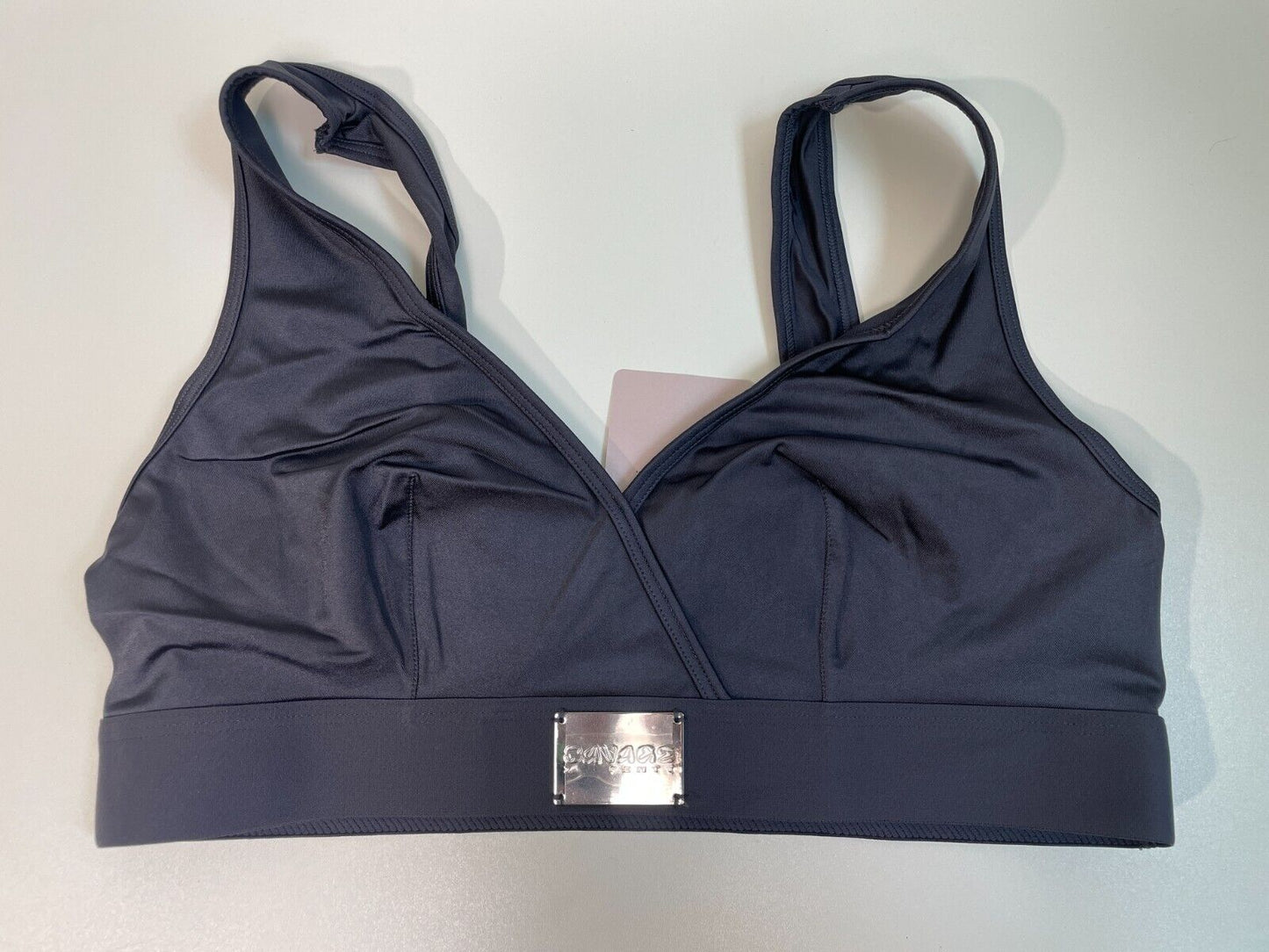 SavageXFenty Womens Plus 1X Forever Savage U-Back Bralette Black BB2252620