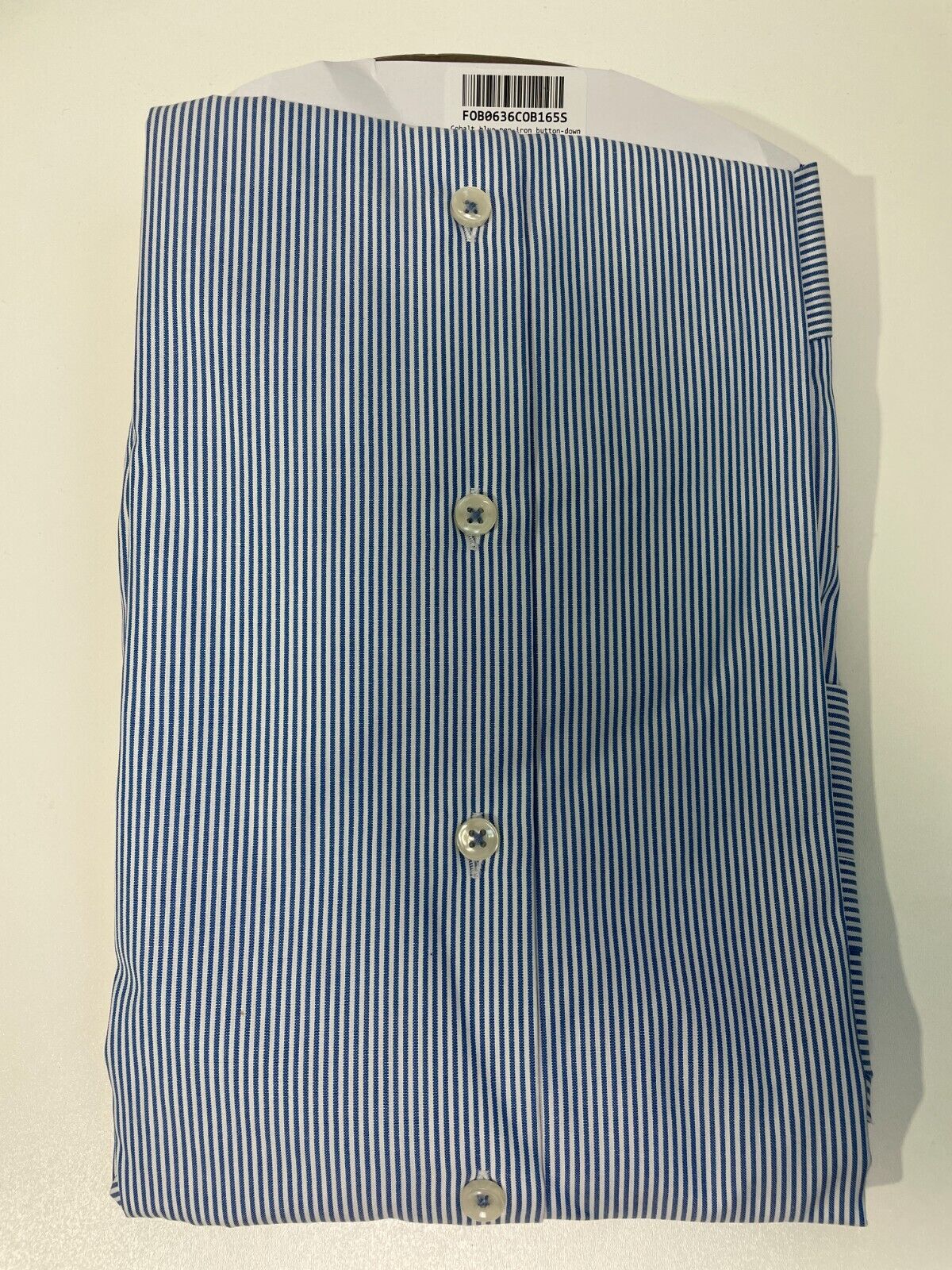 Charles Tyrwhitt Mens 16/35 Slim Fit Blue Stripe Dres Shirt Blue Button Down