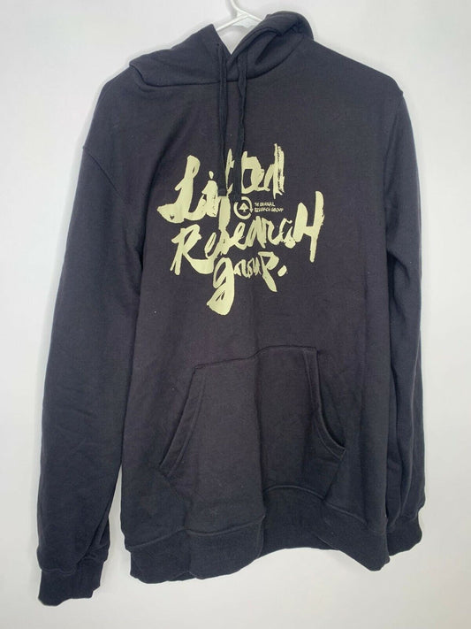 LRG Lifted Original Research Group Mens M Pullover Hoodie Sweatshirt Black