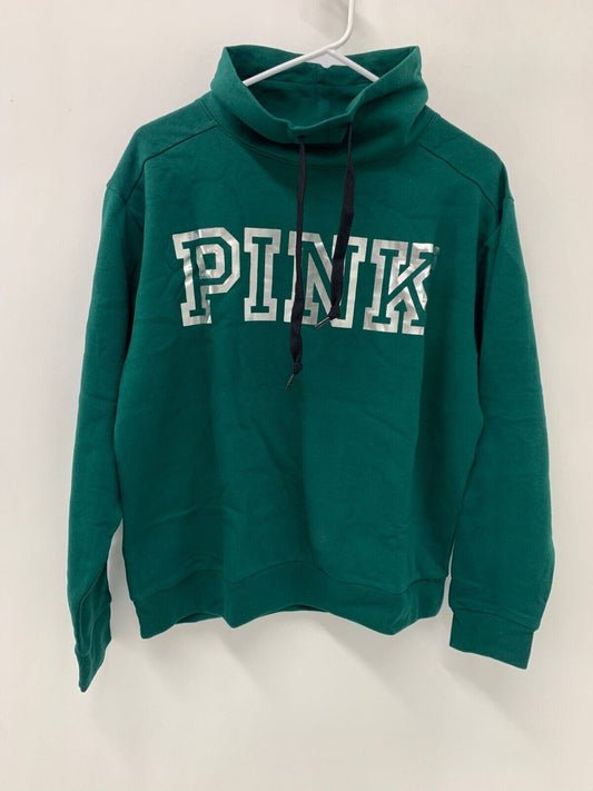 PINK Victoria's Secret Womens M Everyday Lounge Cowl Neck Pullover Sweatshirt