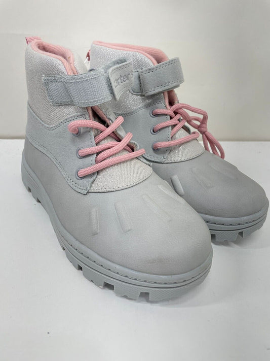 Carters Girls 2Y New Grey Duck Boots Kids Youth Pink YF22H15H