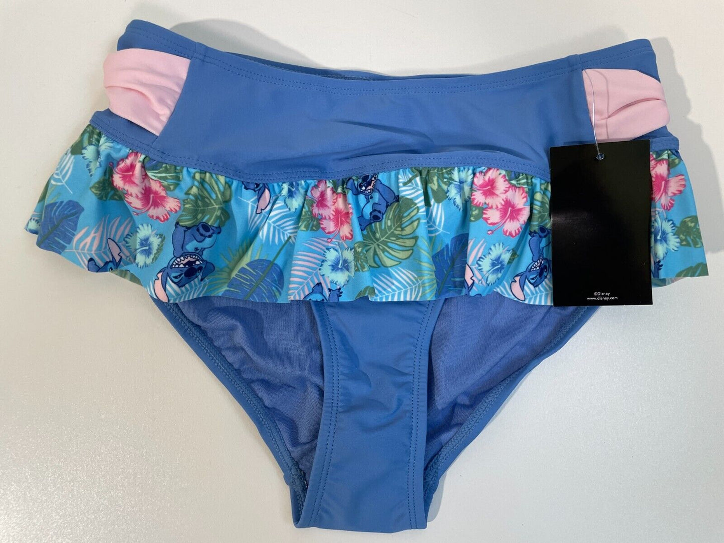 Hot Topic Womens XS Disney Lilo & Stitch Tropical Stitch Skirted Swim Bottoms