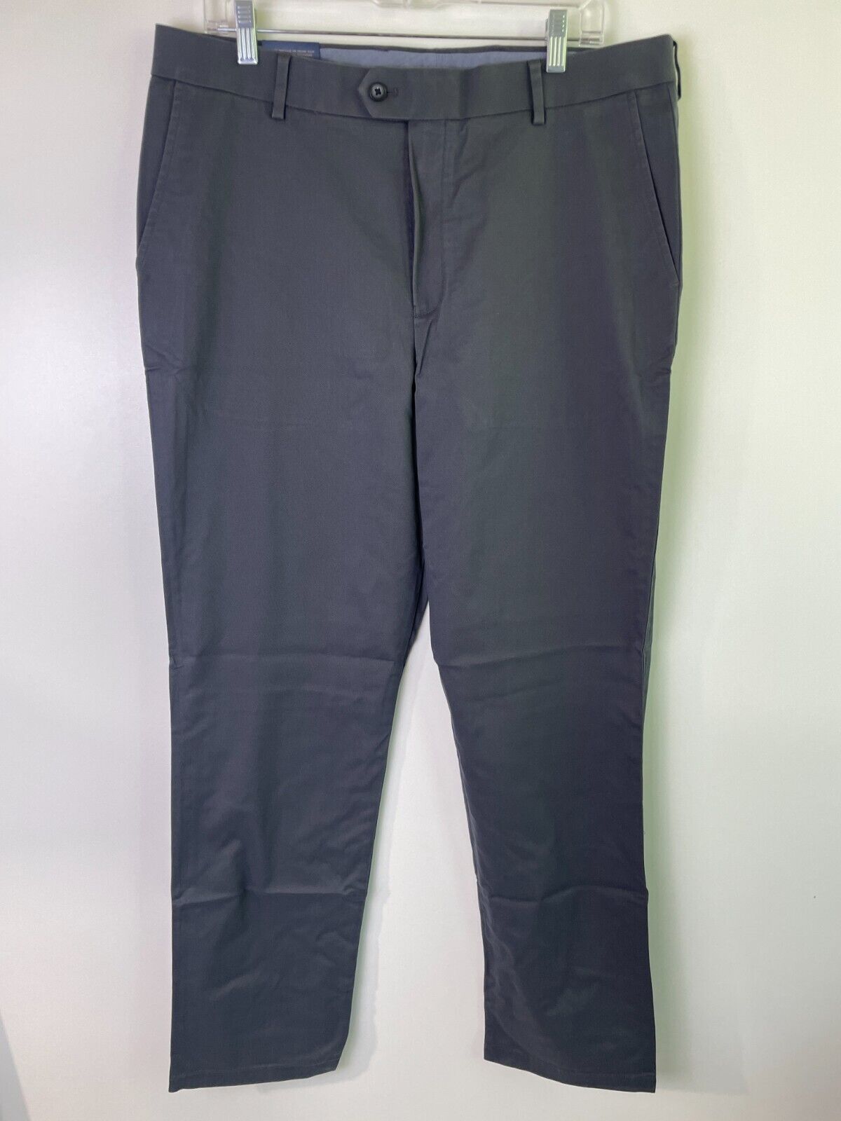 Charles Tyrwhitt Mens 36W/32L Ultimate Non-Iron Chino Pant Dark Gray TRC0269DYG
