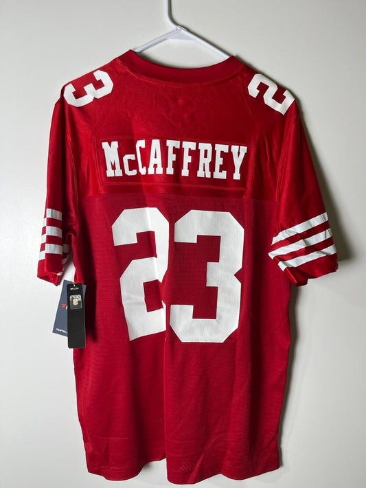 Christian McCaffrey Mens M NFLPA Pro Line Fanatics San Francisco 49ers NFL