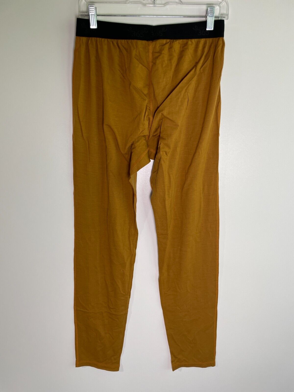 Merino 365 New Zealand Men's L Long Johns Base Layer Slim Underwear Pants Ochre