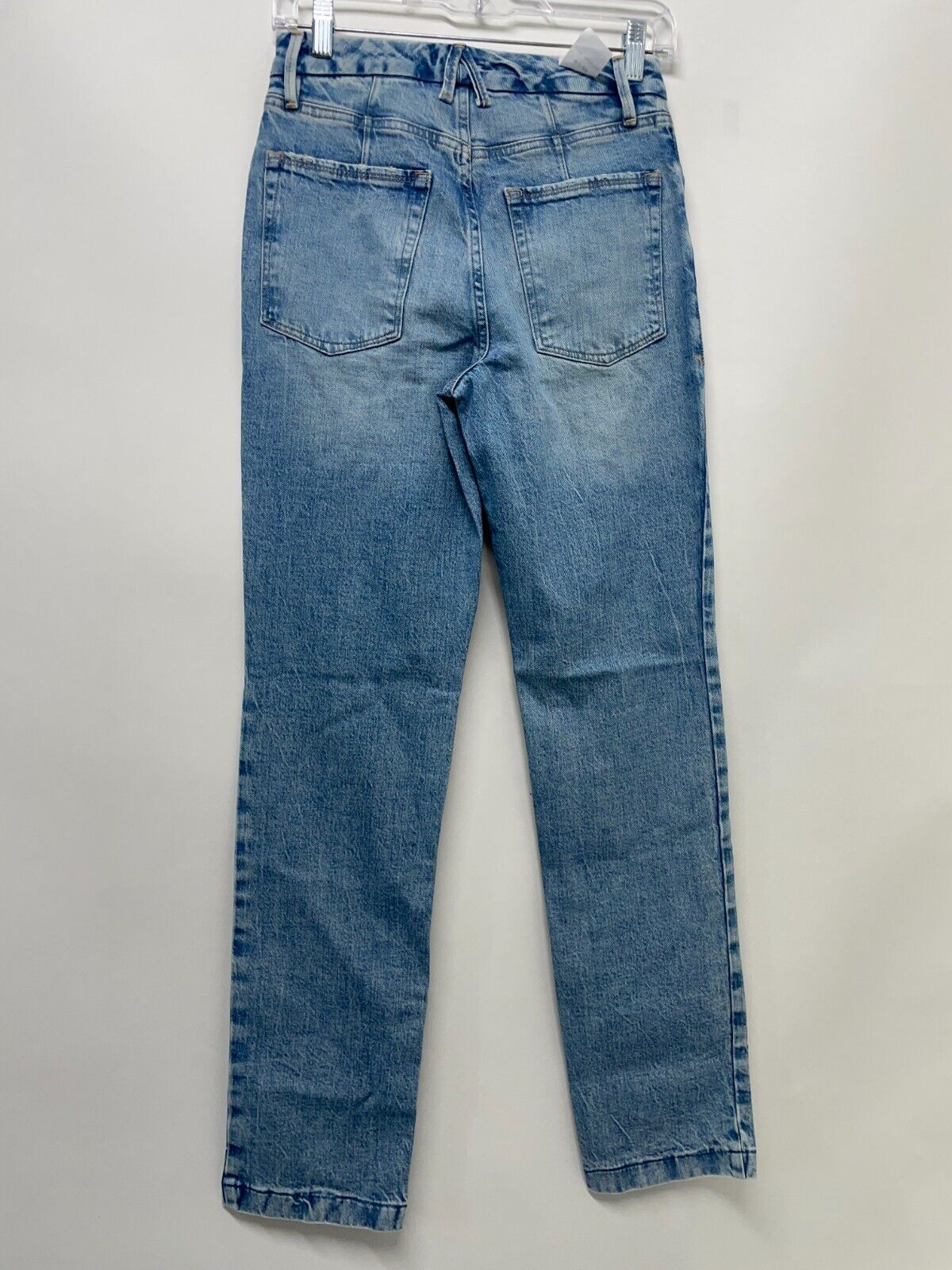 Good American Women's 0/25 Good Icon Straight Jeans Indigo357 Medium Blue NWT