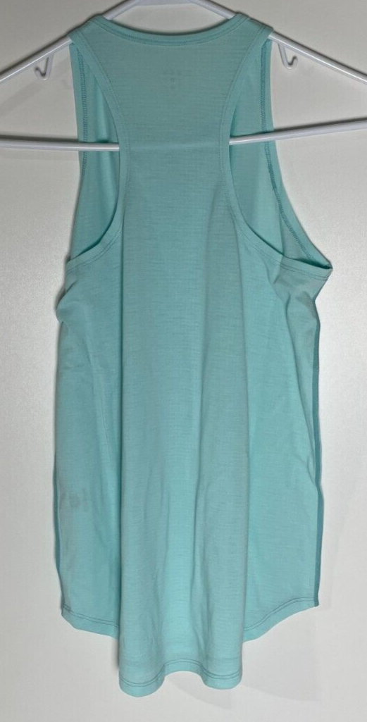 Title Nine Women's XS Notton Racerback Tank Top Aqua Aura Relaxed Fit 430977