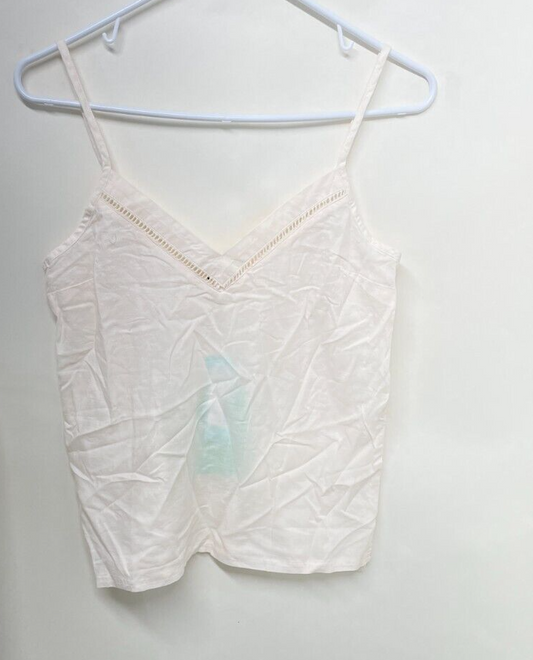 Pact Women's XS Breezy Cotton Sleep & Lounge Short Set Off-White Lightweight NWT