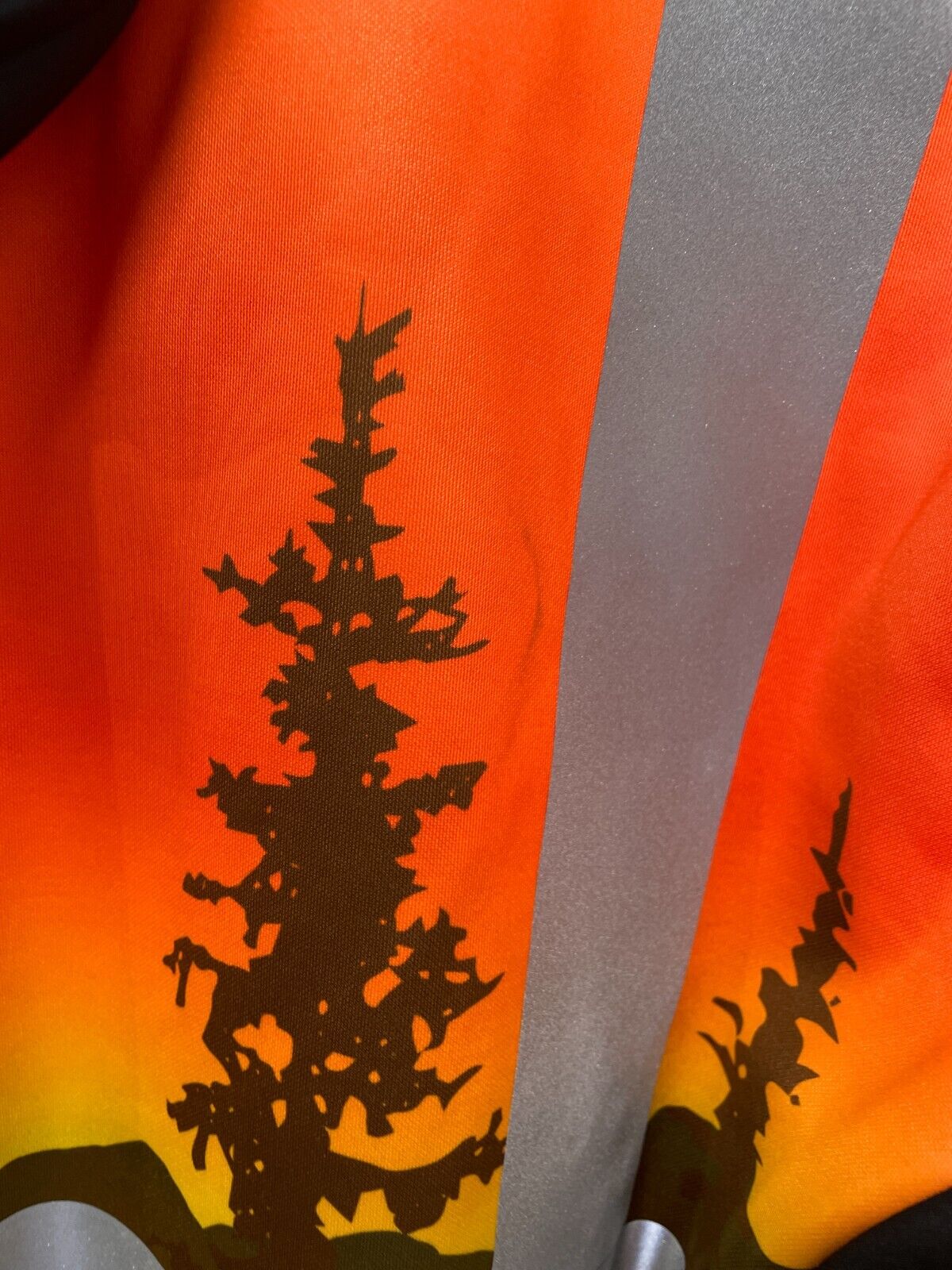 Safety Shirtz Mens L SS360º Wildland Sasquatch Class 3 Type-R Hoodie Orange
