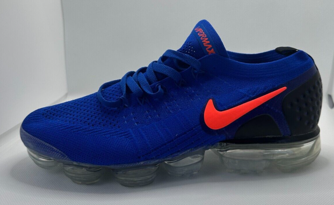 Nike Mens 10 Air VaporMax Flyknit 2 Racer Blue Running Shoes Sneakers 942842-400