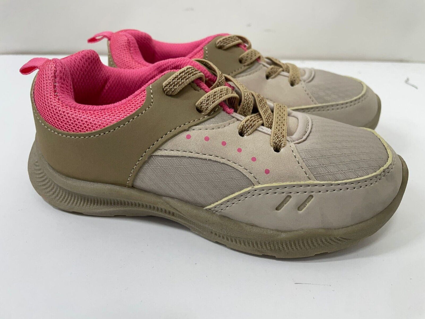 Oshkosh B'gosh Girls Youth Kids 11M Fable Shoes Sneakers Beige Pink