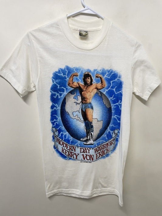 Kerry Von Erich Vintage Adult M 1986 T Shirt Southwest Sports Wrestling WWF NWA
