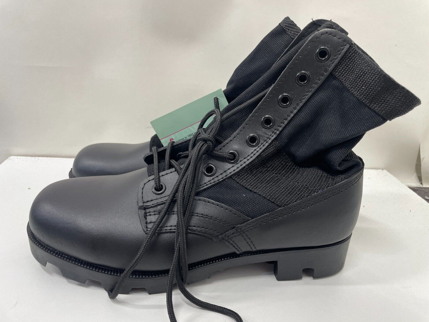 Rothco Footwear Mens 8R GI 8" Classic Military Jungle Combat Boots Black 5081